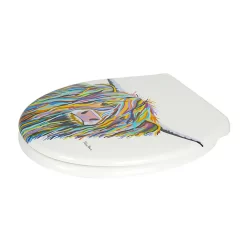 Croydex Angus McCoo Flexi-Fix Toilet Seat By Steven Brown Art -Ideal Standard Store wl604022 d3