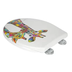 Croydex Francie & Josie Flexi-Fix Toilet Seat By Steven Brown Art -Ideal Standard Store wl604122 d2